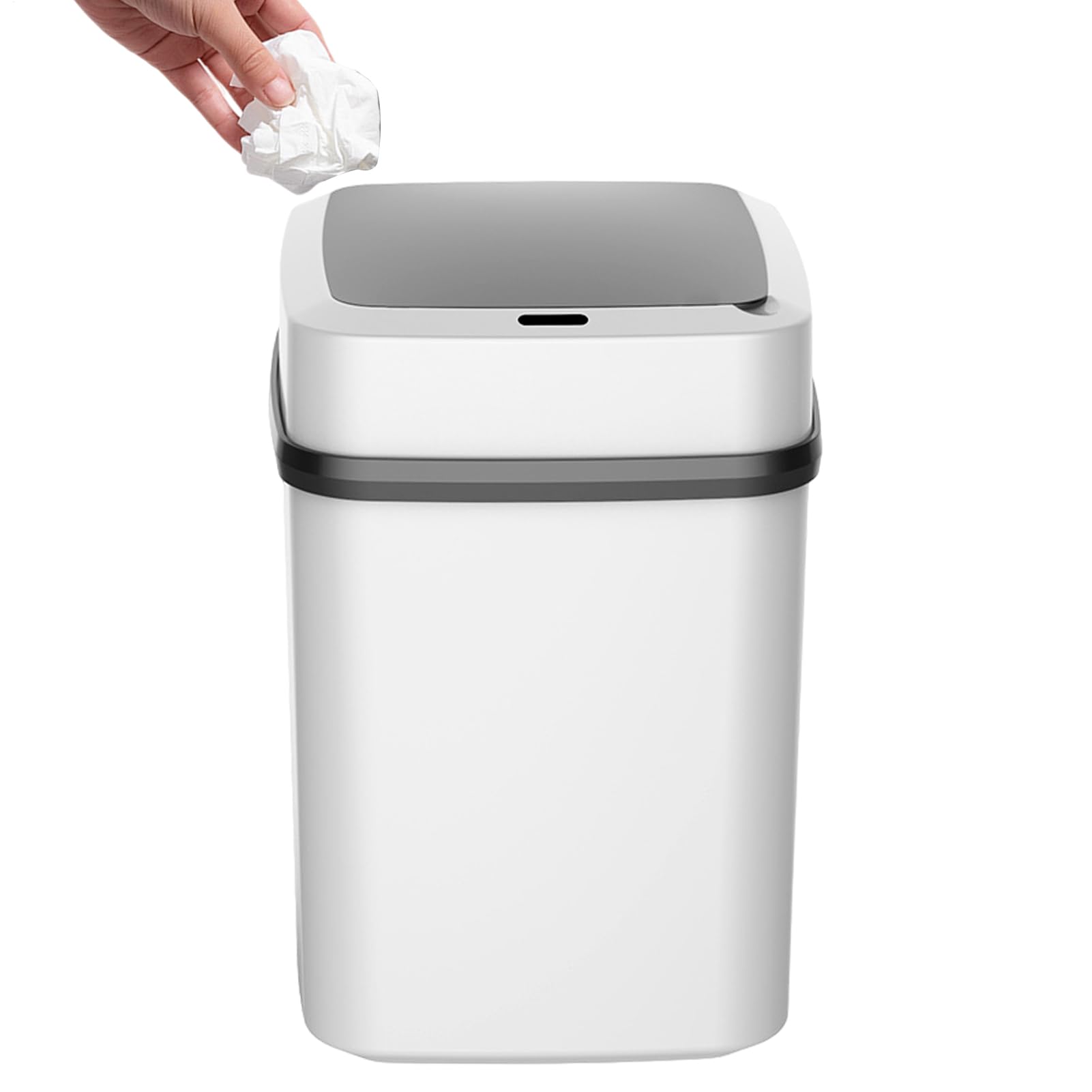 Touchless Trash Can, Garbage Can Automatic Sensor, Electric Trash Can with