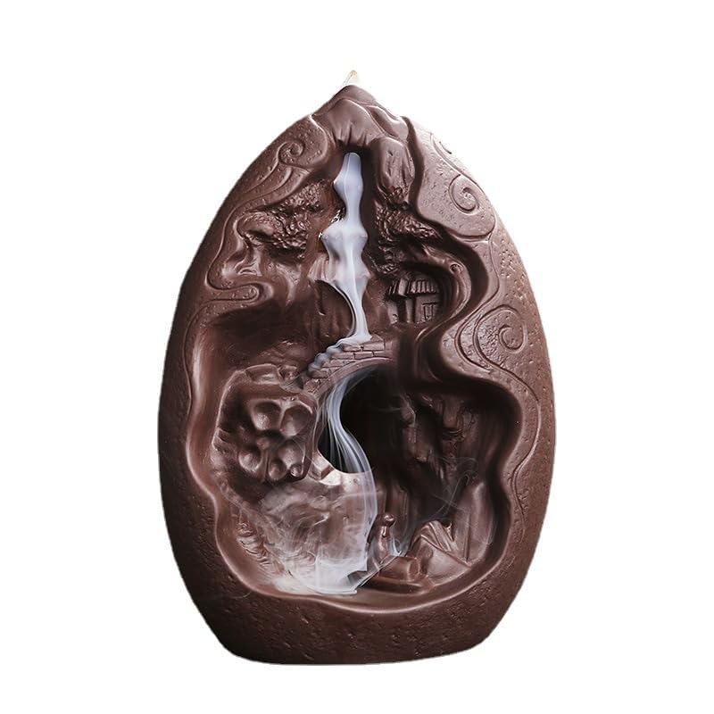 Porte-encens à reflux en cascade TUSUOD encens bois de santal agar