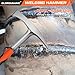 Welding/Chipping Hammer,28oz Professional Slag Removal Hammer and Wire Brush Set – Forged Steel Construction with Shock-Reducing Handle
