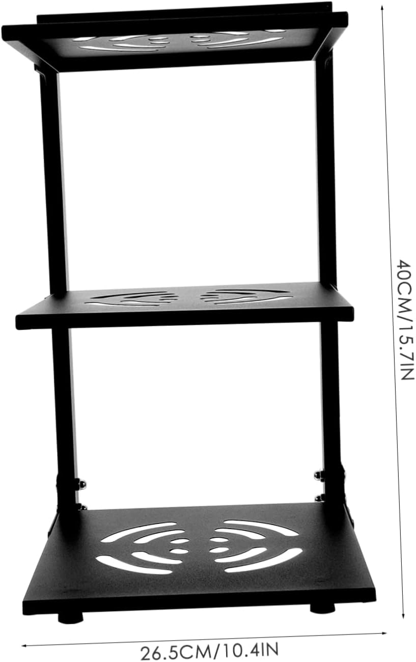 Pot Storage Holder Vertical Cookware Organizer for under Sink Cabinet Countertop Sturdy Easy to Assemble Kitchen Rack for Pans and Pots