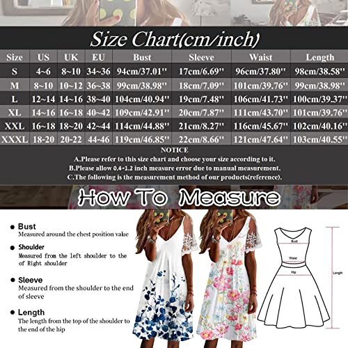 Swiss Dot Floral Wrap Maxi Dress With Sleeves White Floral Maxi Dress Women Dresses Summer Tie Front V-Neck Spaghetti Strap Button Down A-Line Backless Swing Midi Dress High Low For Women #TOP5