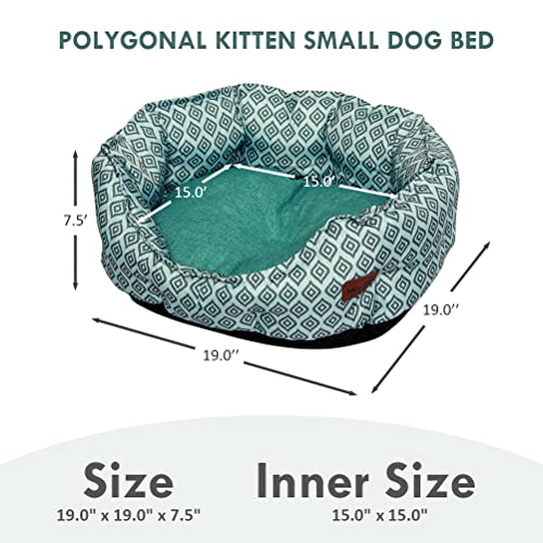 Cat Bed Dog Beds for Small Dogs, Non-Sticky Hair, Easy Clean, Free Soft Flannel Blanket, Kitten Bed for Indoor Cats, Non… - Image 5