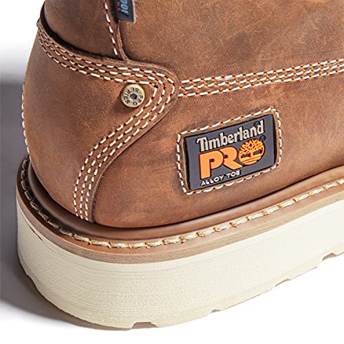 Timberland PRO Timberland PRO Men's Gridworks 6 Inch Alloy Safety Toe Waterproof Industrial Wedge Work Boot, Golden Brown-2024 NEW, 10.5M
