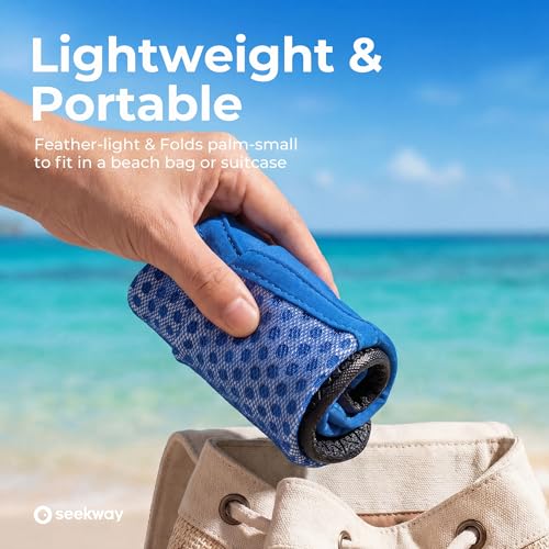 Image of SEEKWAY Water Shoes Quick-Dry Aqua Socks Barefoot Slip-on for Beach Pool Swim River Yoga Lake Surf Women Men Black SK001