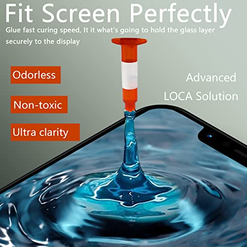 Original iPhone 11 Screen Replacement Front Screen Glass Repair Kit incl Waterpoof Frame Adhesive,Repair Glue and Lamp Tool Kit(No Digitizer,No LCD) 6.1 inch by Agzssl - Image 3