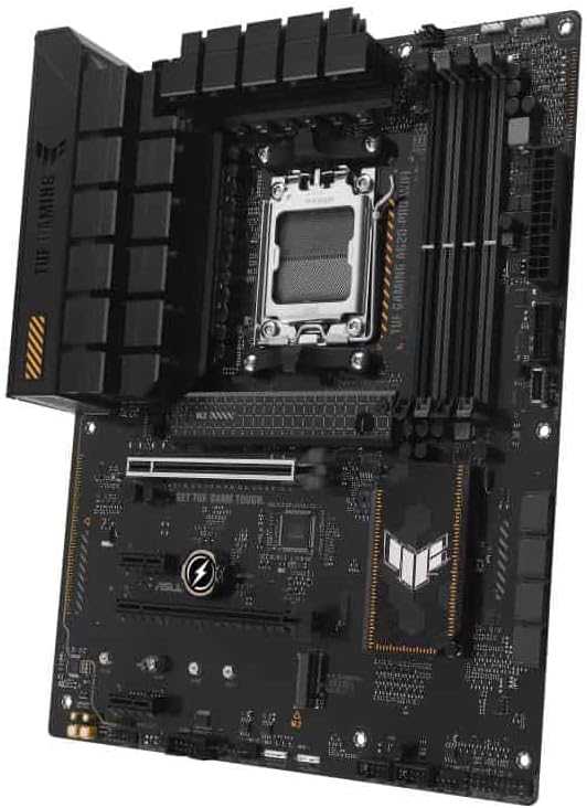ASUS TUF Gaming A620-PRO WiFi Scheda Madre AMD ATX, DDR5, PCIe 4.0, 2 Slot M.2, Q-Latch, 12+2 DrMOS, Wi-Fi 6, Ethernet Realtek 2.5Gb, DisplayPort, HDMI, USB 3.2 Gen 2 e Type-C, Aura SYNC