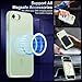 MOCCA Strong Magnetic for iPhone SE Case 2022/iPhone SE 2020 Case/iPhone 7 Case/iPhone 8 Case [Compatible with Magsafe] Slim Thin Translucent Matte Protective Cover Phone Case 4.7'', Light Green