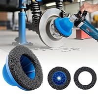 iKALULA Radnabenschleifer, Auto Radnabenreiniger, Innen-Ø 90 mm Außen-Ø 150 mm, Silizium-Karbid Kugelkopfschleifer mit Ersatz Radnaben-Bürste für Felgenwechsel Rostentfernung für 1/2 Schlagschrauber
