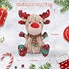 loncoldy Christmas Dog Toys, Funny Squeaky Reindeer Toy with Crinkle Paper Attract Pets, Interactive Plush Chew Toys, Adorable Christmas Elk Dog Gifts for Small Medium Large Dogs #3