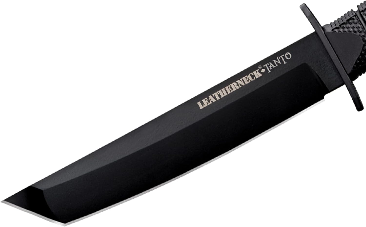 Cold Steel Leatherneck Tanto 7" German D2 Razor-Sharp Blade 5" Kray-Ex Durable Handle Tactical Military Knife w/Secure-Ex Sheath