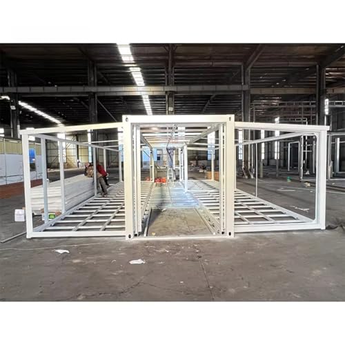 Prefabricated Tiny Home to Live in for Adults, Folding Expandable Container House Living Mobile Modular Tiny Home for Sale Prefab with 1 2 3 4 Bedroom 1 Full Equipped Bathroom & Kitchen - Image 8