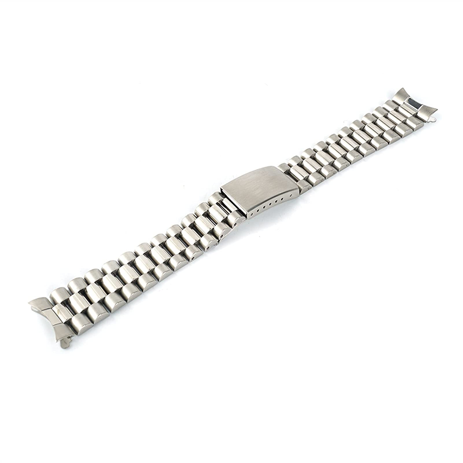 Bracelets de Montre en Acier Inoxydable Bracelet de Montre en Acier Inoxydable Massif brossé et Poli(20mm)