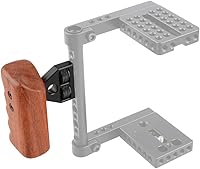 Vista 4 de CAMVATE DSLR - Soporte de montaje de mango de madera de madera para DV Video Cage Rig (mano izquierda) - 1242