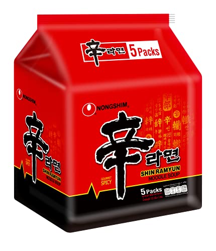 NONG SHIM Spicy Mushroom Shin Ramyun 5 x 120g