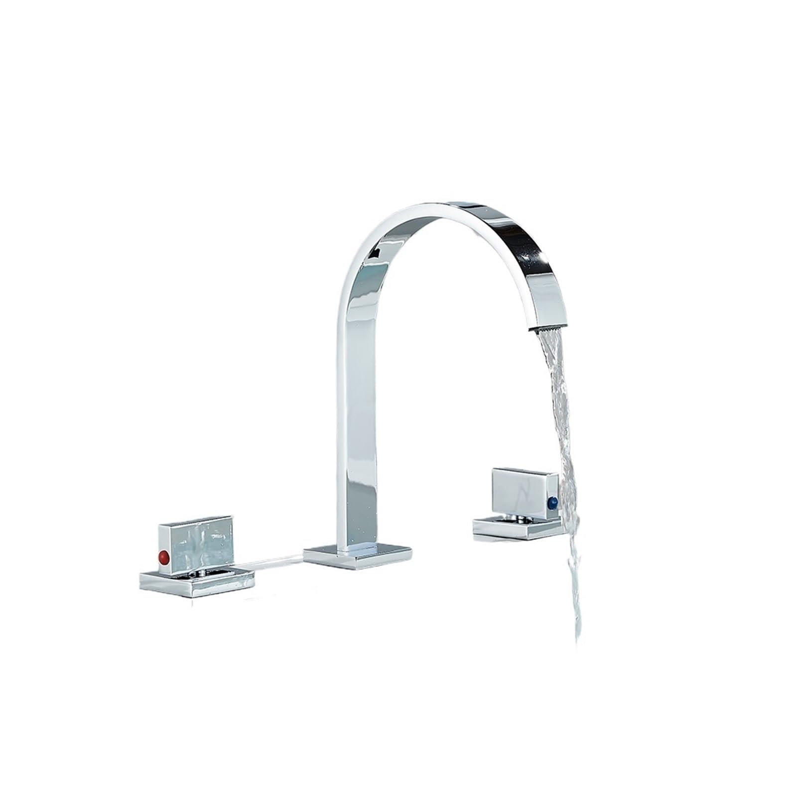 Robinet de lavabo monté sur comptoir contre les éclaboussures d'eau