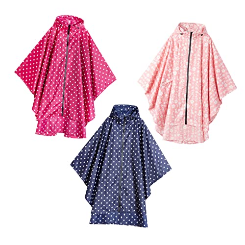 Poncho pluie imperméable léger avec capuche ajustable pour la randonnée et la ville