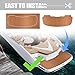 Fullfire EVA Foam Boat Flooring with 3M Self-Adhesive Backing, Marine Decking Faux Teak Deck Sheet for Jon Boats Pontoon Boat Yacht RV Jet Ski Kayak Floor (Brown, 47