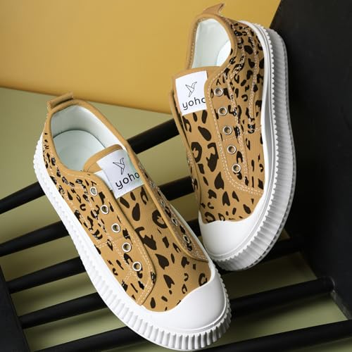 Image of YOHO Cruise Women's Without Lace Trendy Stylish Canvas Slip-On Sneakers (SoS)