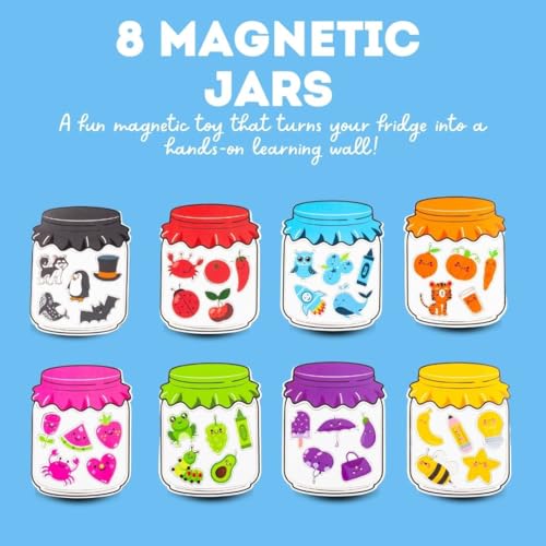 Image of Cots and Cuddles Magnetic Colour Sorting for Kids | 8Pc Montessori Fine Motor Skill Activity Set | Magnetic Wand Learning Toy for Toddlers | Educational Color Matching Toy for Boys & Girls Age 2+