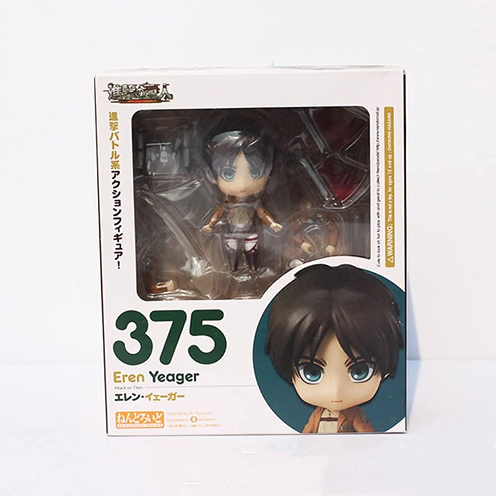 Jin Chuang Anime Figure Attack on Titan Figures Eren Yeager Q Ver. Action Model Figurines Toys