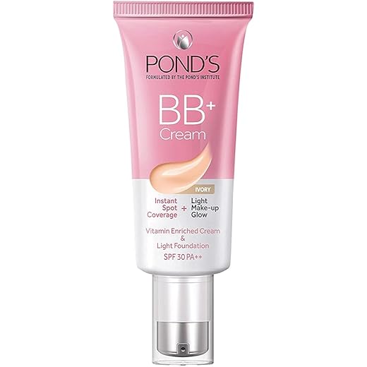 POND'S BB+ Cream|| Instant Spot Coverage + Light Make-up Glow|| Ivory 30g