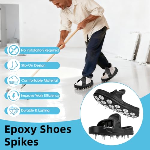 YUKGAMS Epoxy Spike Shoes for Flooring Review