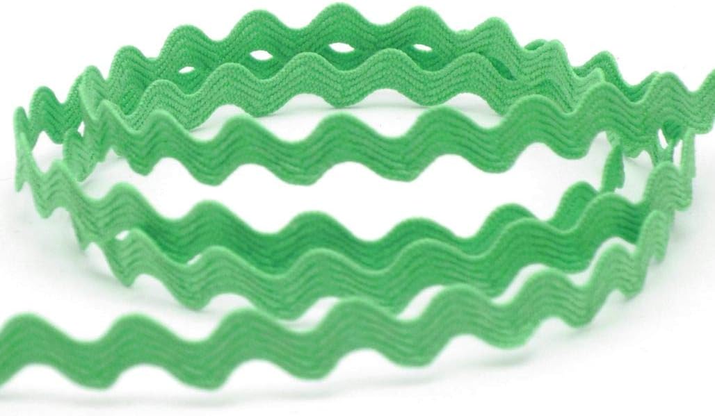 8mm RIC Rac Trim Anise Green - per metre