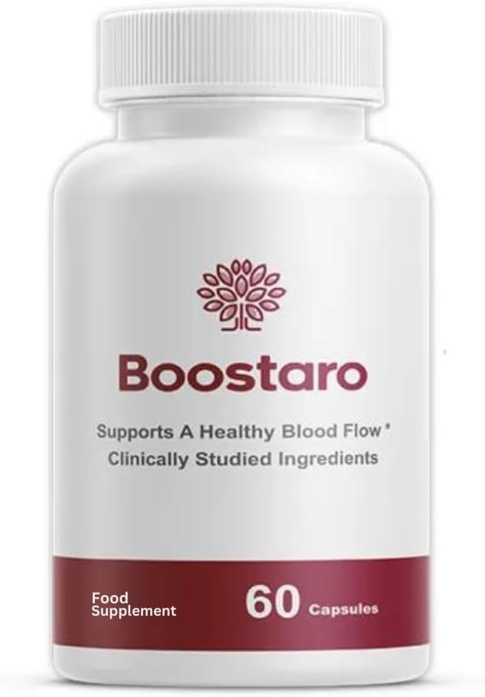 Boostaro - Supports a Healthy Blood Flow - Natural Ingredients - 60 Capsules - Fitness Hero Supplements