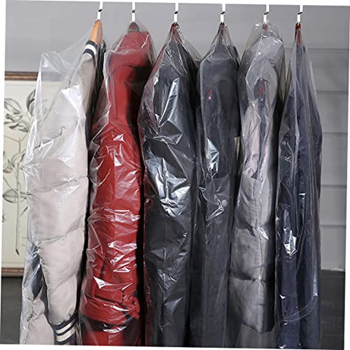 100pcs Garment Bags for Travel and Storage Lightweight Dust and Moisture Protection for Hanging Clothes Mil Cover for Dry Cleaning and Closet Organization 6