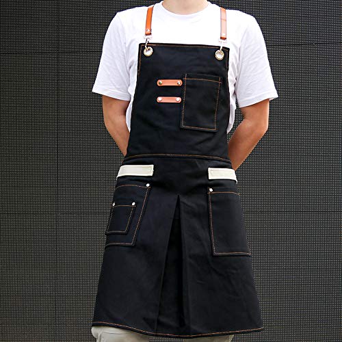 Tablier de cuisine vert imperméable avec logo imprimable pour fleuriste - 5