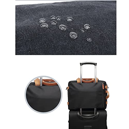 Shoulder backpack men's wearable handbag computer bag nylon Black 45 * 32 * 16cm4