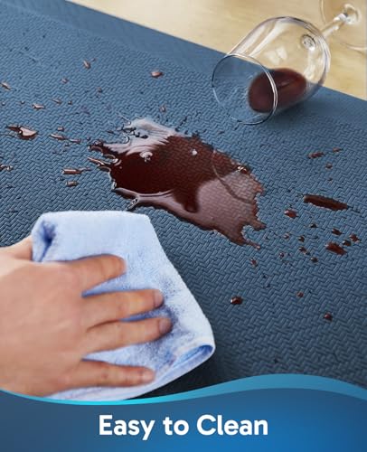 Image of Ophanie Kitchen Mats for Floor, 1 /2 inch Thick, 20x32 Anti Fatigue Cushioned Mat,Kitchen Rugs,Waterproof,Comfort Ergonomic Standing Mat for Office,Home,Sink with 99+ Pairs of Anti-Slip Bottom Ridges