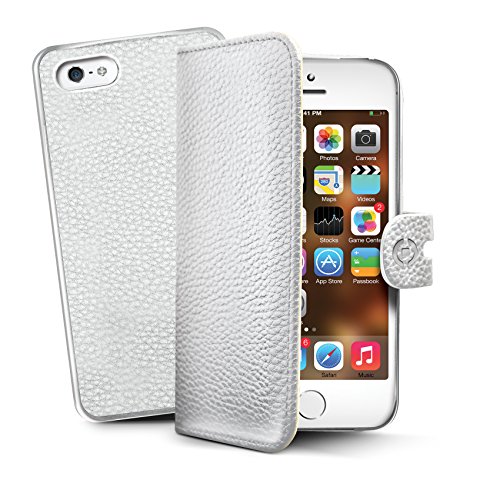 Celly AMBO185WH Custodia a Portafoglio per iPhone