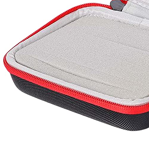 Dynwave Pu Guitar Picks Storage Case With Zipper Guitar Pick Box Large Capacity Musical Instrument Handmade Guitar Pick Holder For Banjo Mandolin, Red #TOP1