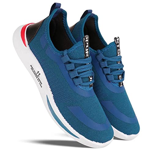 Image of Stylish Casual Sneakers Sports Running Shoes for Men's-(Grey-BAZR-9431-P)