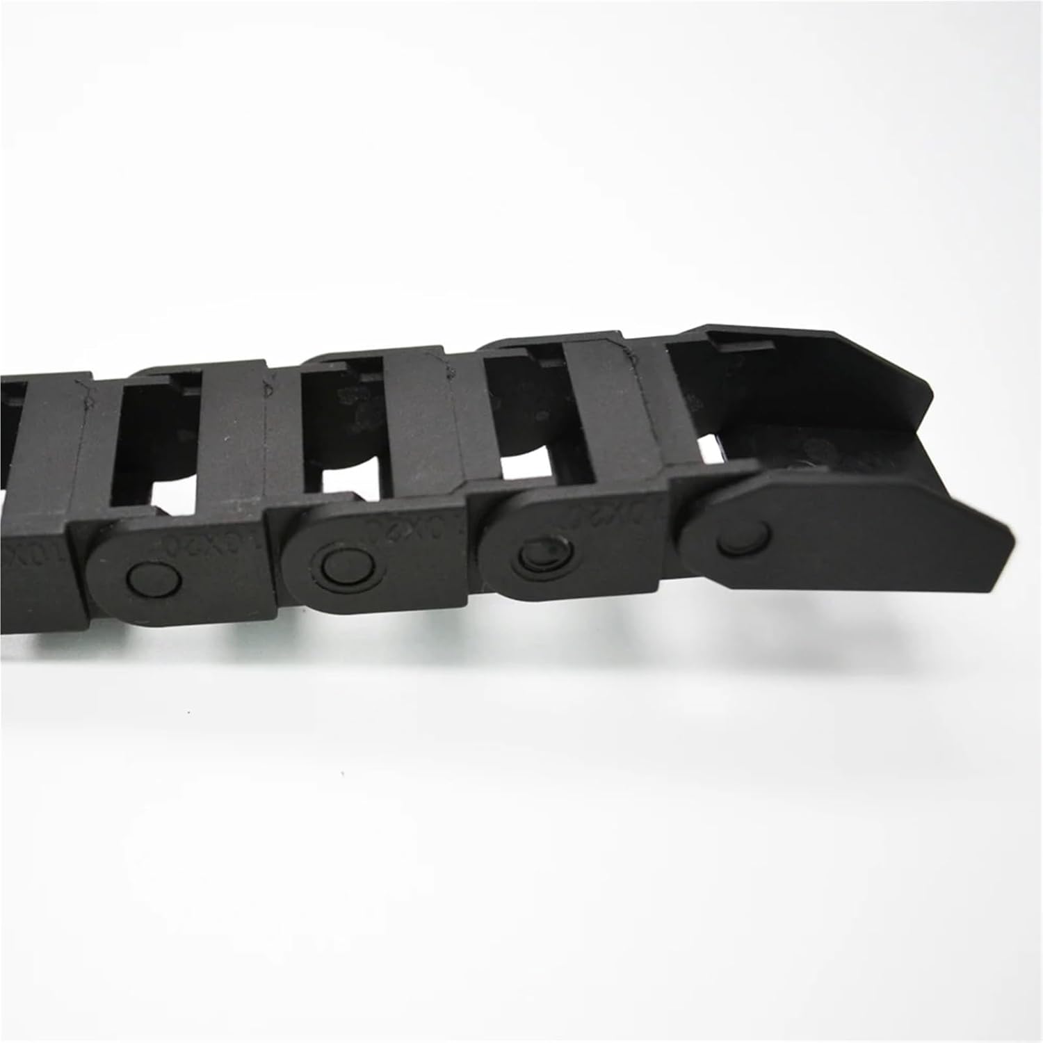 1M Plastic Towline Cable Drag Chain, 10 X 10mm, Open On Both Sides For Transmission Chains
