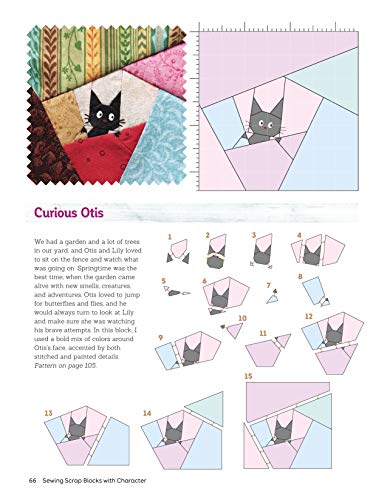 Sewing Scrap Blocks with Character