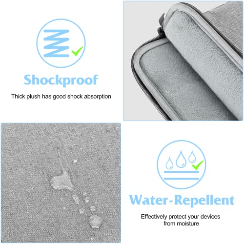 UrbanX 8 Inch Tablet Case for alcatel 3T 8 Lightweight Portable Protective Bag Laptop with Dual Pockets2