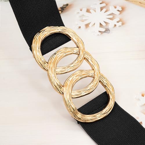 Ceinture extensible pour robes et tuniques amples noires - 4