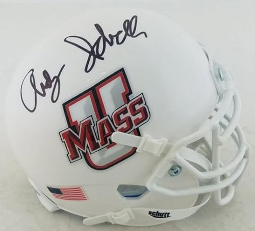 Andy Isabella Autographed Signed UMass Minutemen Speed Mini Helmet (JSA Witness) - Autographed College Mini Helmets