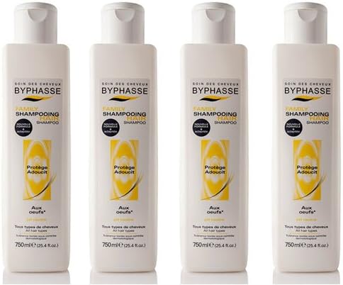 Byphasse Family Shea Butter and Honey Shampoo for Dry and Damaged Hair 750 ml