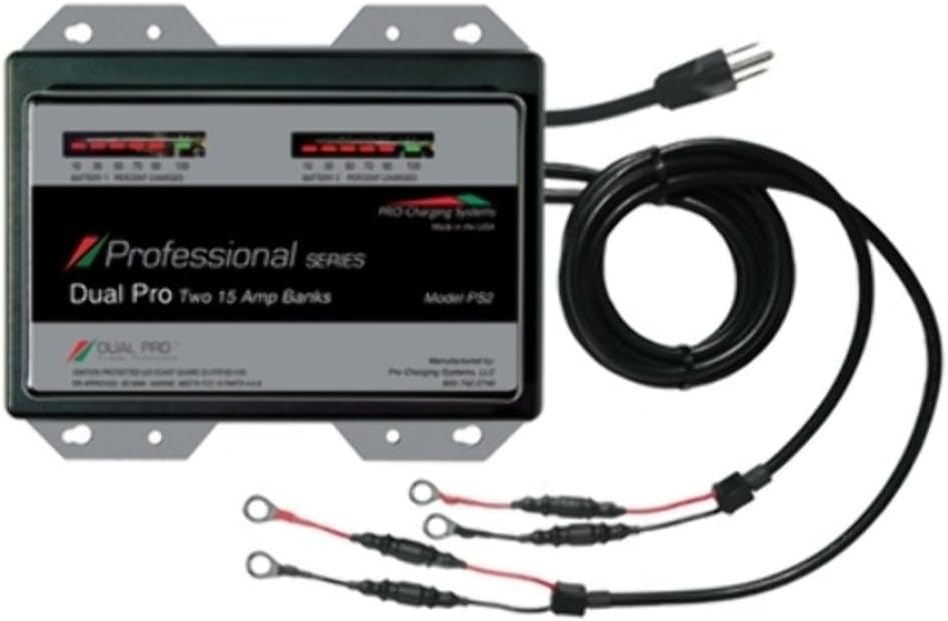 Dual Pro Professional Series Battery Charger - 30A - 2-15A-Banks - 12V/24V