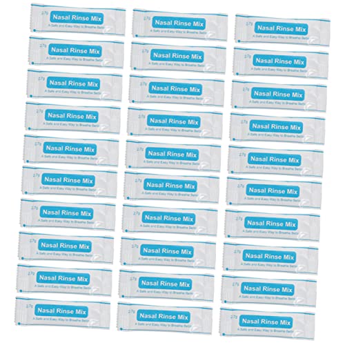 Gogogmee Sale Per Lavaggio Nasale 80 Bustine Scioglievole Rapido Miscela Salina Per Pulizia Nasale Quotidiana Adatto Adulti e Ragazzo Ragazza Uso Professionale e Domestico
