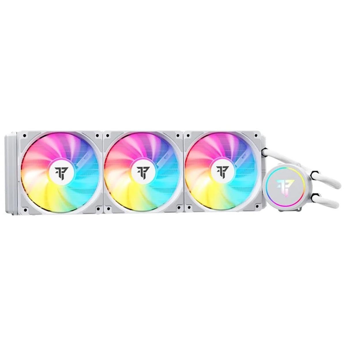 Tempest Liquid Cooler 360 Refrigeración Líquida PC RGB Blanca | Intel y AMD, 3 Ventiladores 12mm, 2000 RPM, Kit de Refrigeración Líquida