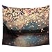Adarl Psychedelic Natural&Pastoral Style Hanging Wall Tapestries Square Hippy Boho Gypsy Full-Polyester Tapestry Table Cover Bedspread Beach Towel Lattern Hope Tapestry B