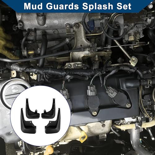 Image of Mud Flaps Splash Guards W /Mount Accessories for BMW 7 Series 2010-2016 Front and Rear Mud Guards 1 Set