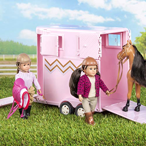 image for Lori Dolls – Hoofing It – Horse Trailer – Play Set for 6-inch Ho