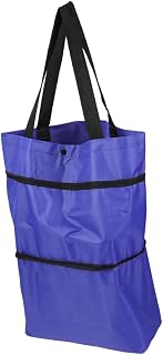 Operitacx Shopping Cart fold up cart Foldable Grocery Bags Folding Dolly Hand Truck Foldable Shopping Trolley Foldable Wagon Cart Foldable