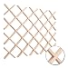 Hardware Resources WR45-2OK Wine Lattice Rack With Bevel, Oak