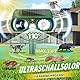 Solar Katzenschreck Ultraschall, Katzenabwehr Katzenschreck für Garten Tierabwehr Marderschreck Auto IP44 Wasserdicht LED-Blitz PIR Bewegungssensor, Ultraschall Tiervertreiber Katzen Abwehr Aussen